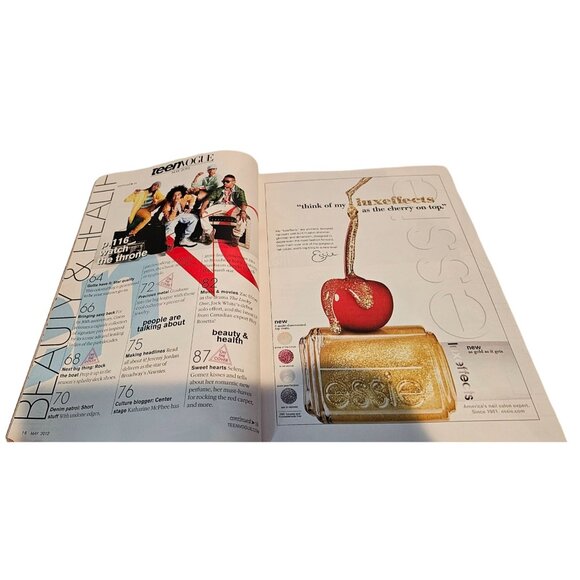 Teen Vogue Magazine Katy Perry May 2012 Music Issue Neon Floral Fashion Haircare - Picture 5 of 8